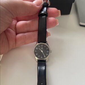 Calvin Klein Silver Dial Black Strap Women’s Watch